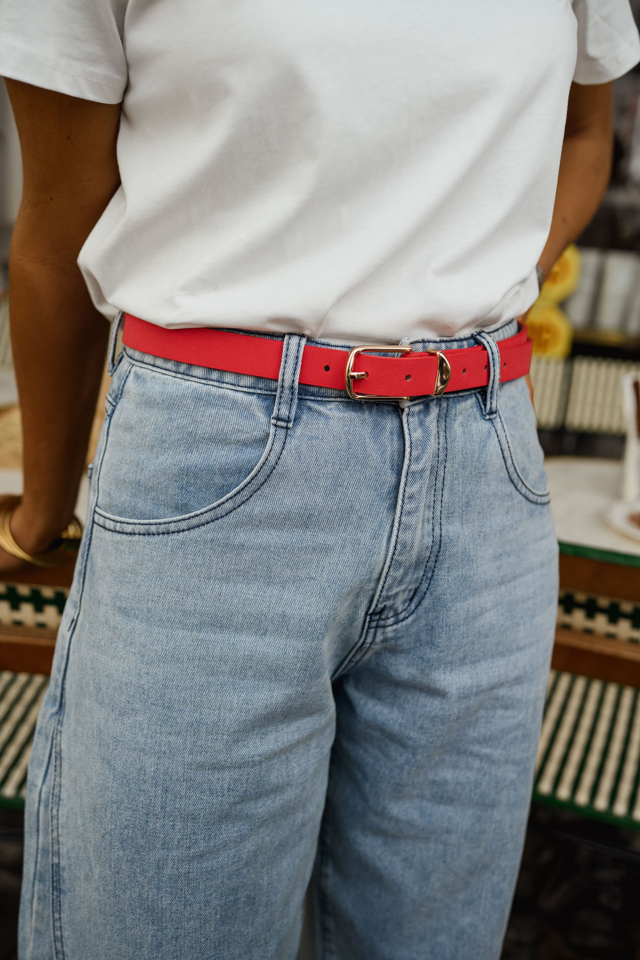 Red Carly Belt