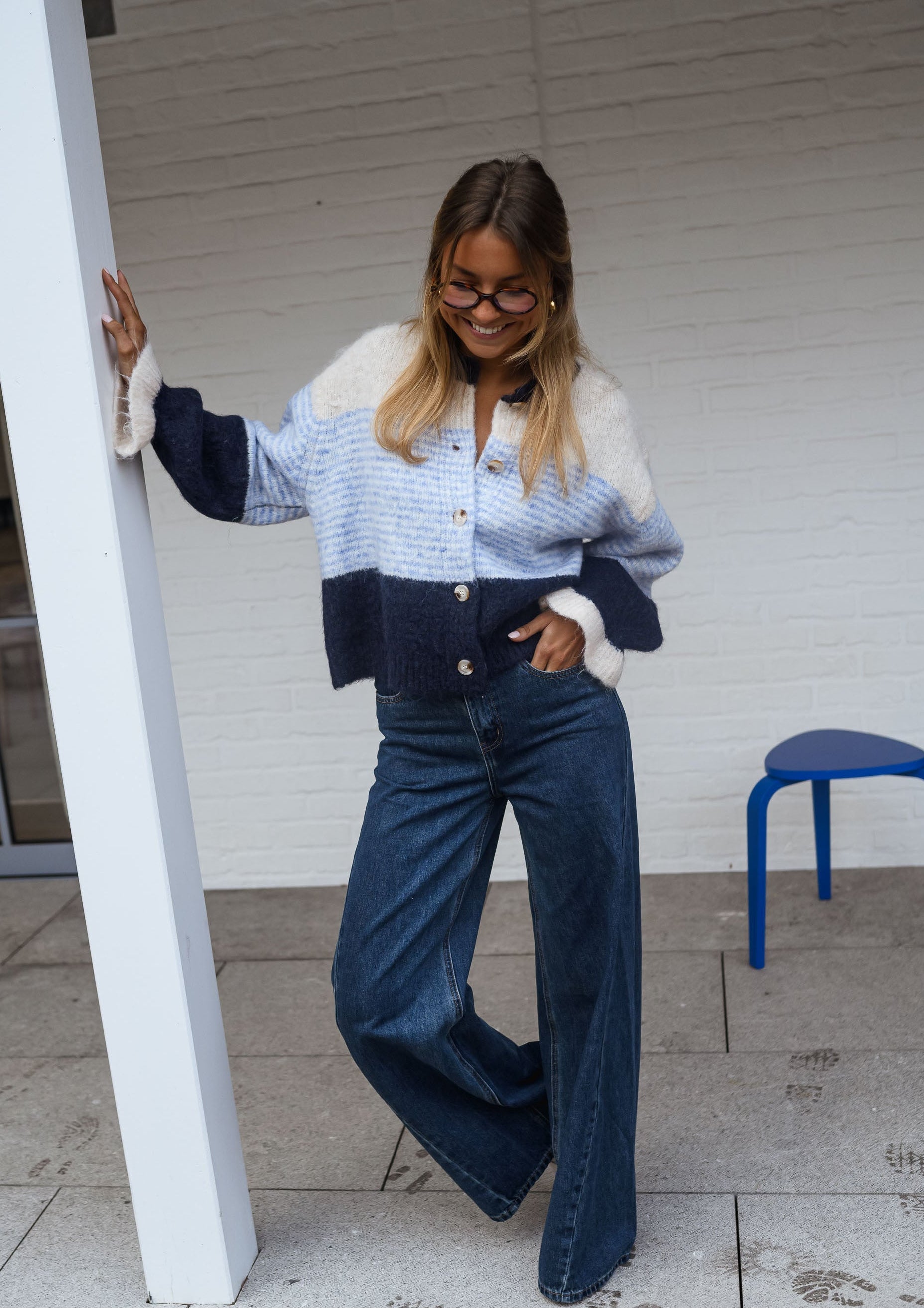 Blue Amren Cardigan