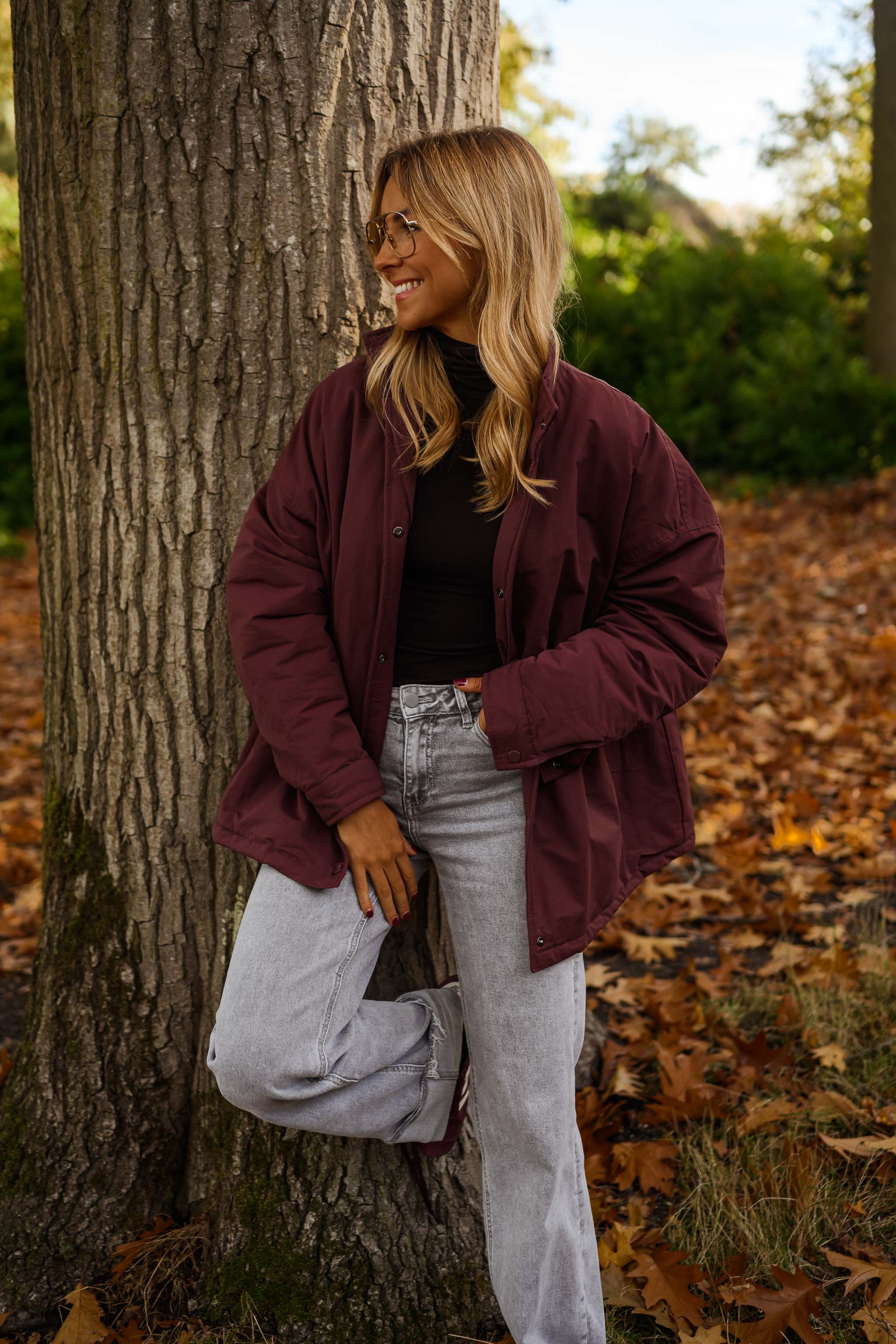 Burgundy Clio Coat