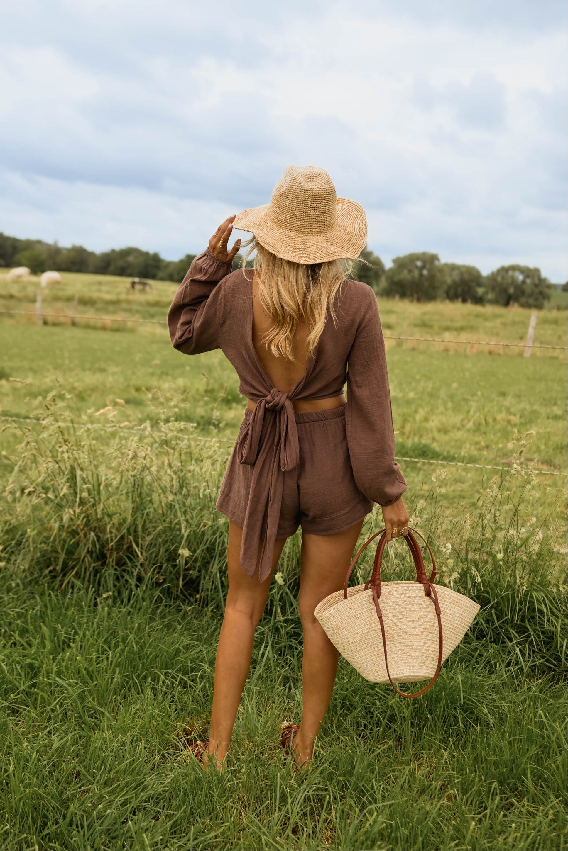 Chocolate Maisie Blouse
