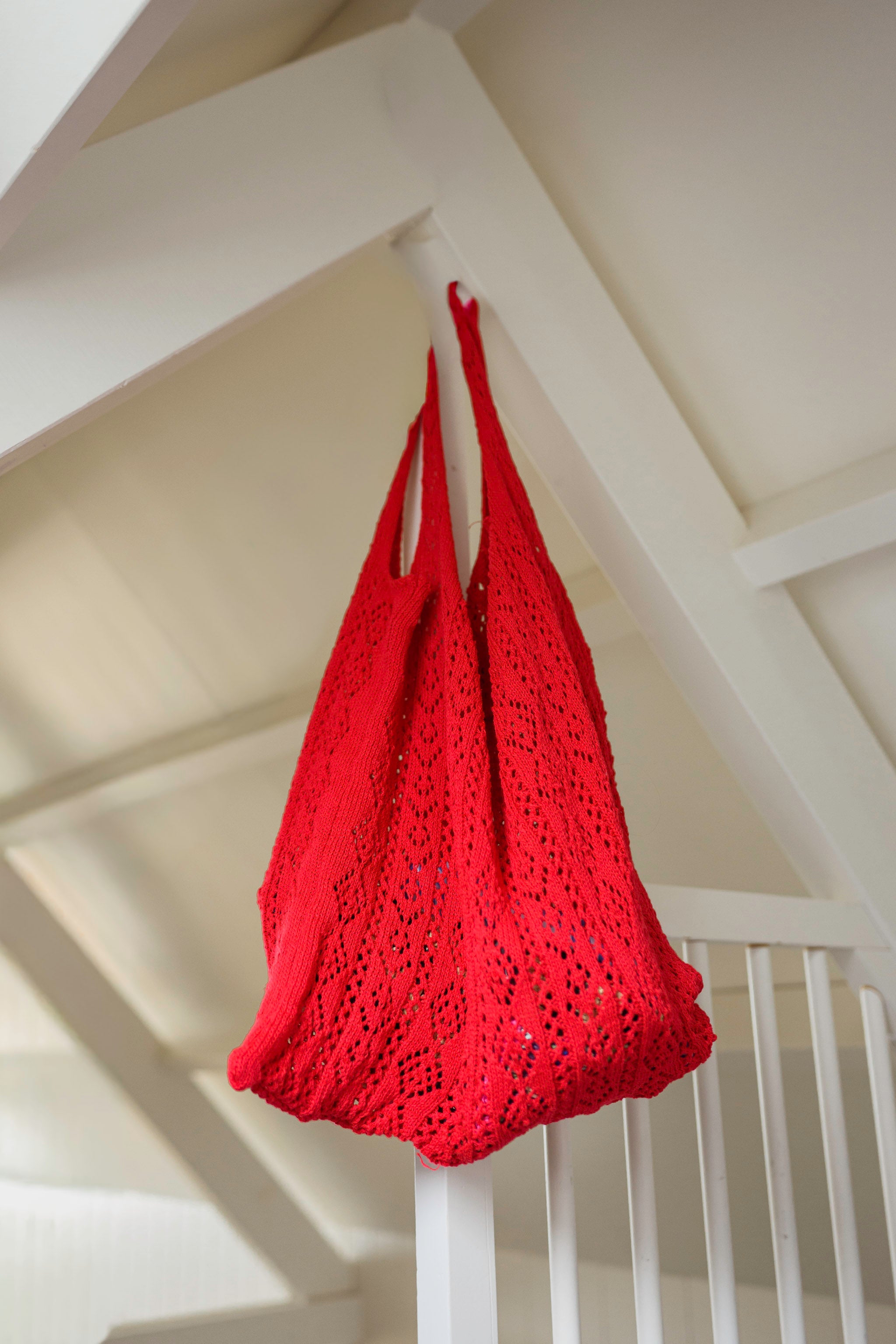 Coral Mesh Summer Bag