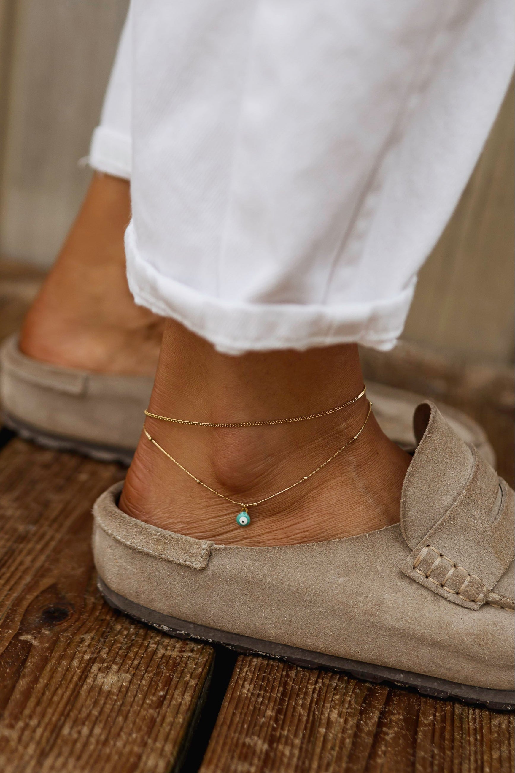 Golden Alfy Anklet