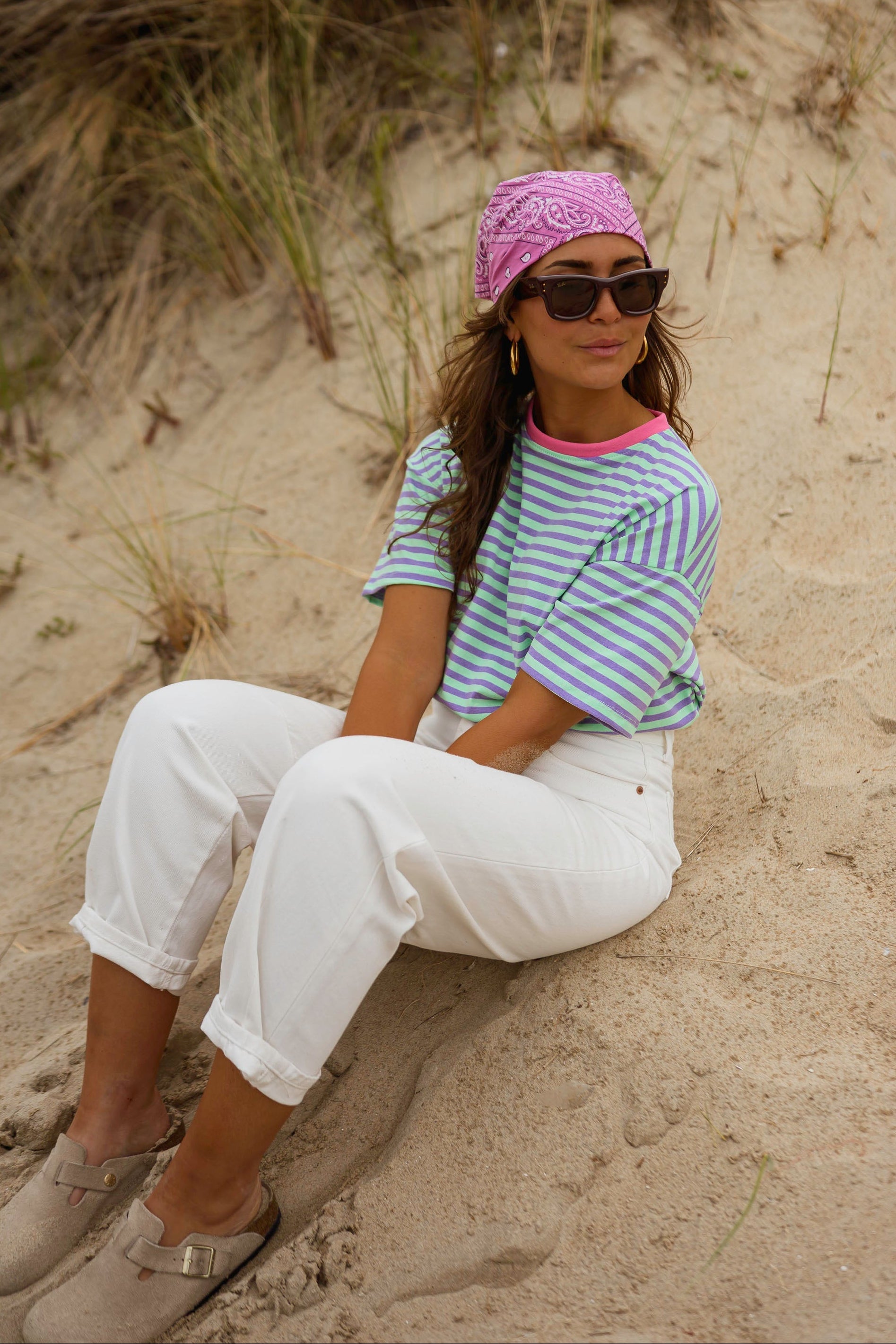 Green and Purple Chloe T-Shirt