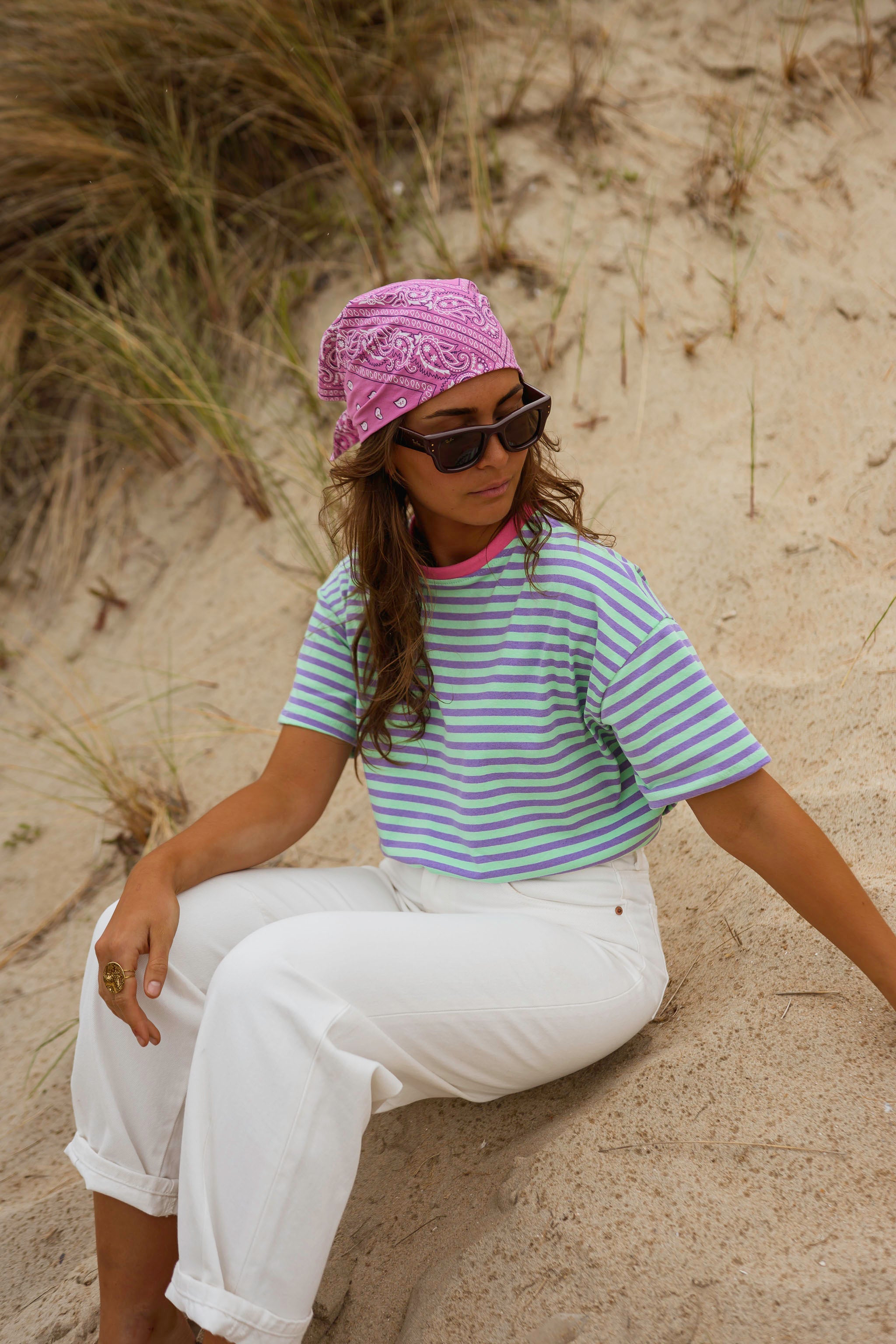 Green and Purple Chloe T-Shirt