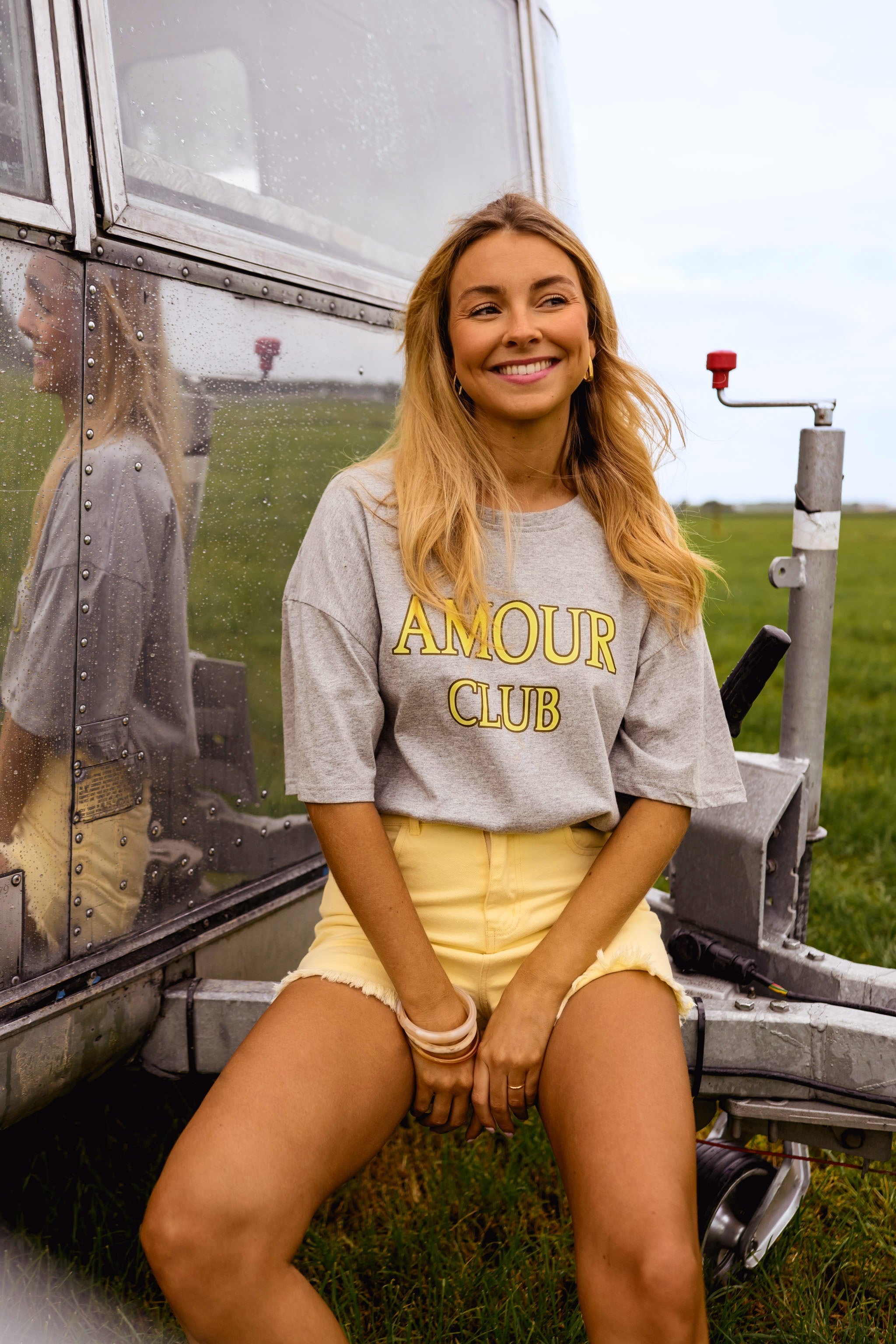 Grey Amour Club T-Shirt