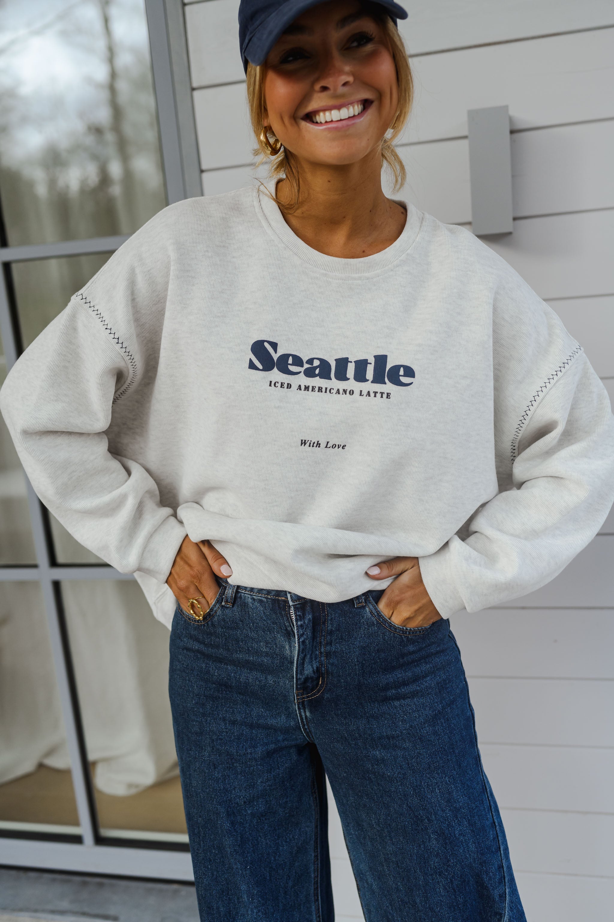 Grey Seattle Sweater
