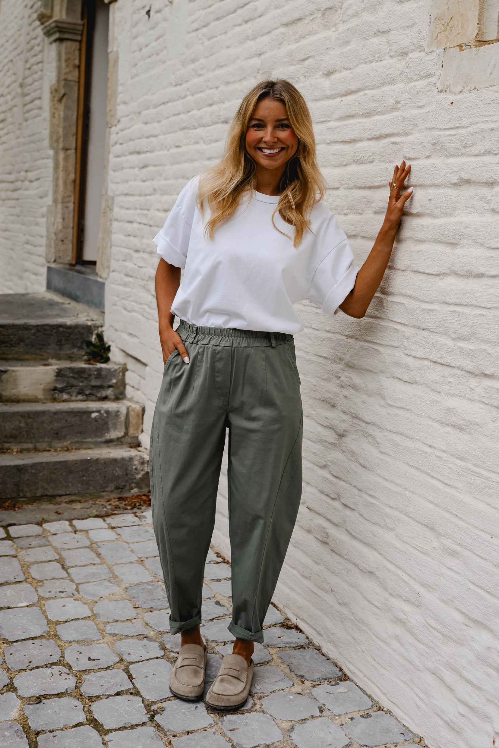 Khaki Edgard Pants