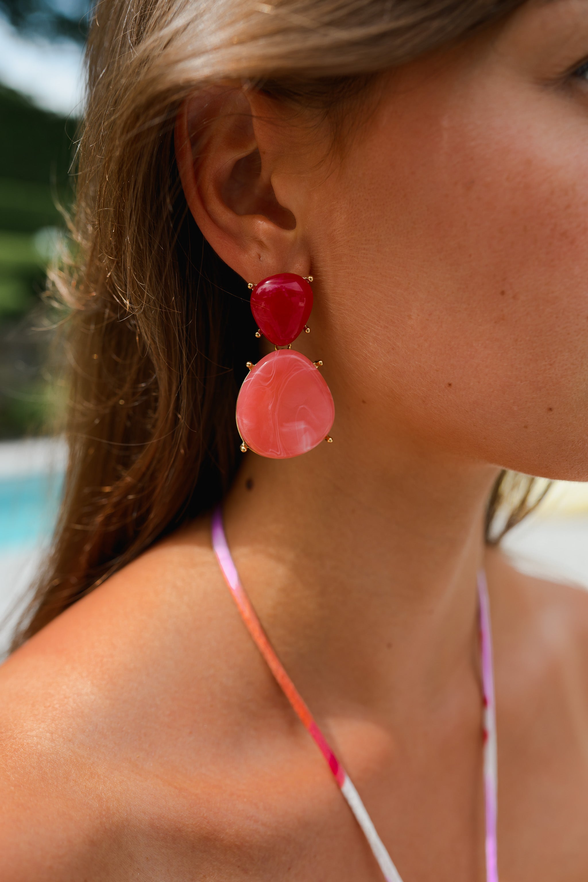 Pink Jila Earrings