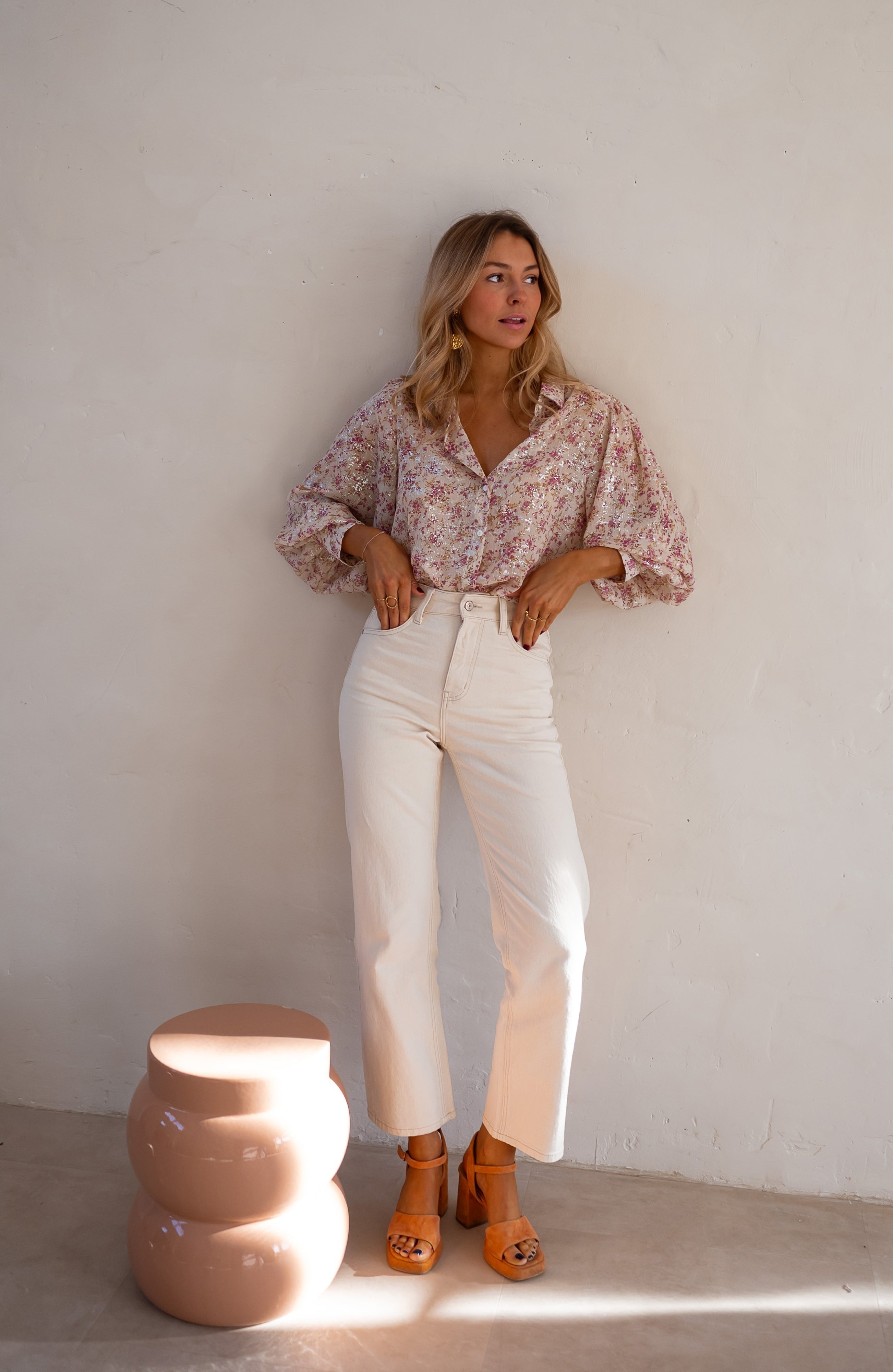 Beige Solan Jeans