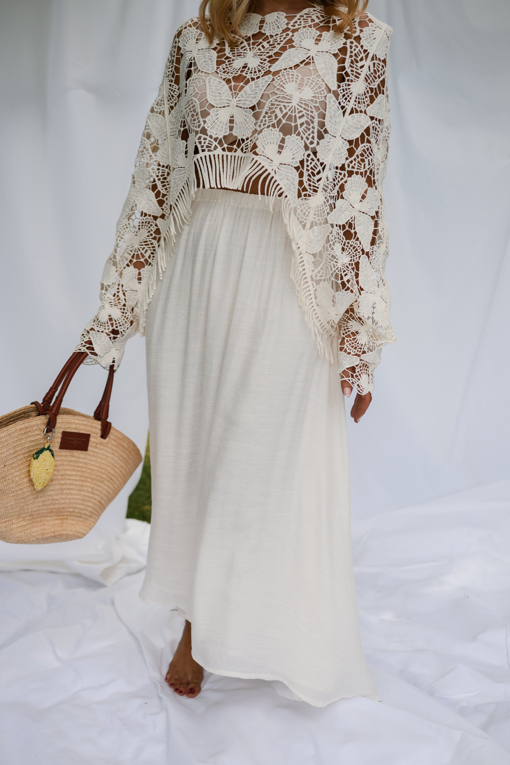 Beige Augusta Skirt