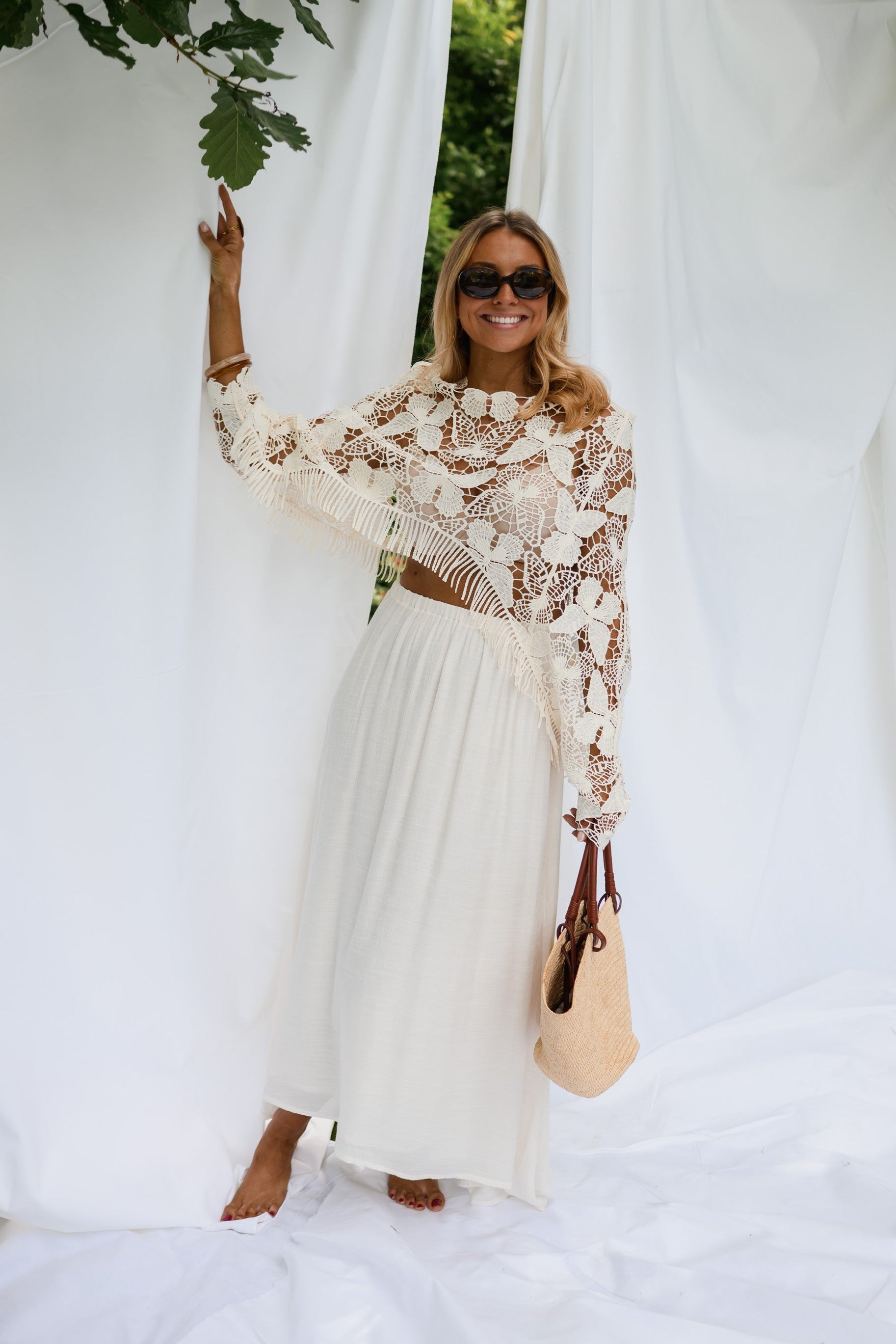 Beige Augusta Skirt