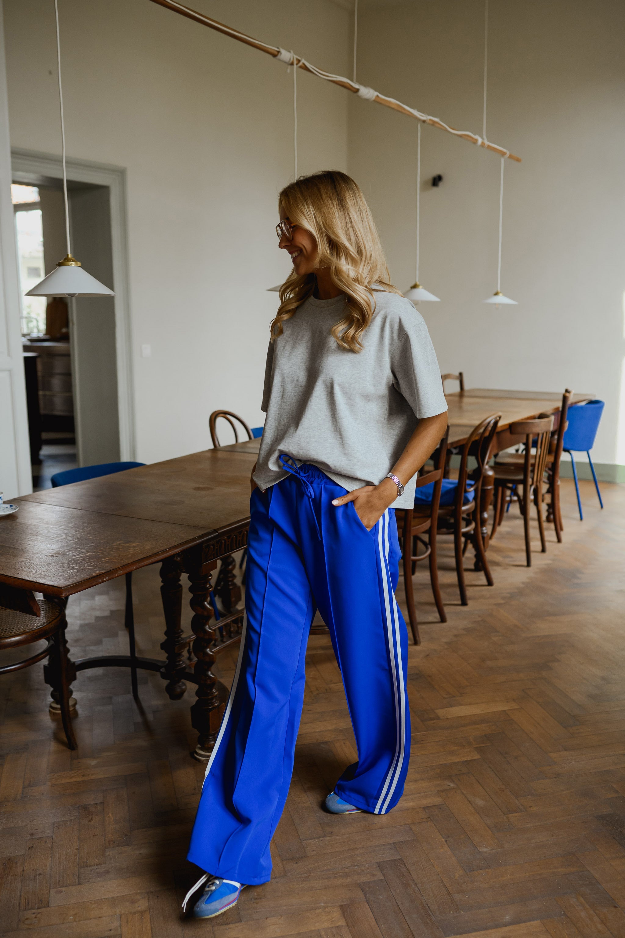 Blue Waty Pants