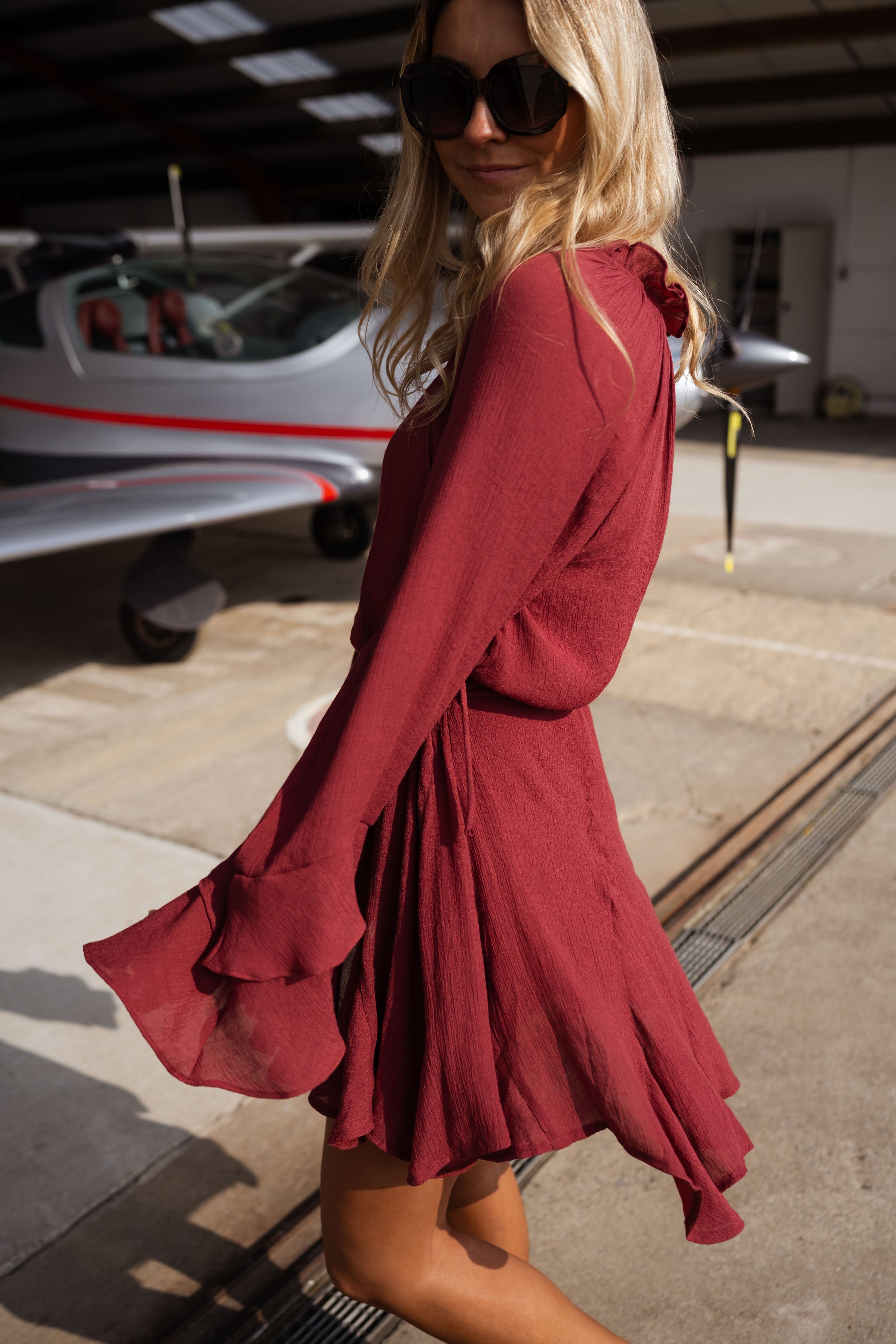 Brick Zora Dress