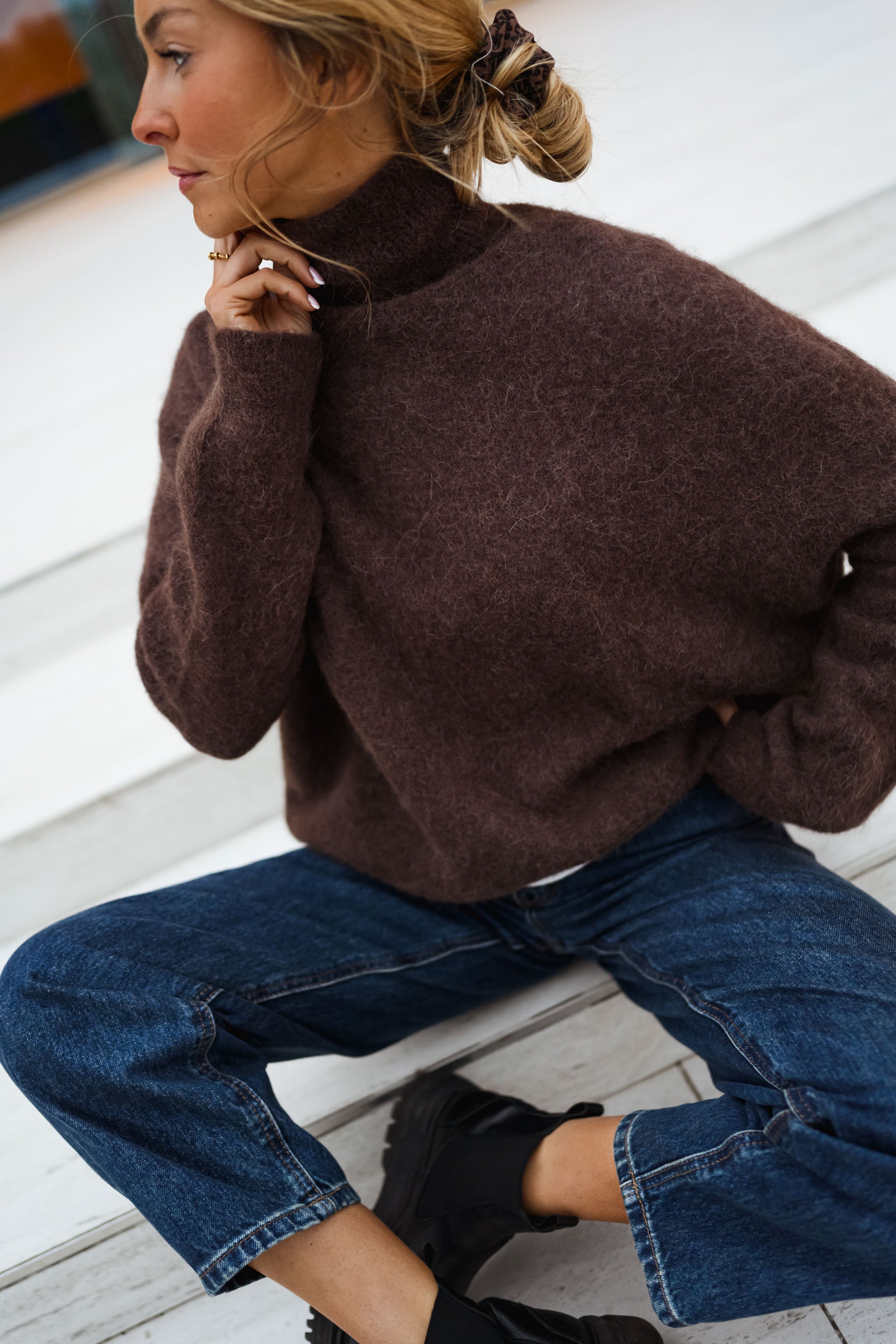 Brown Mara Sweater