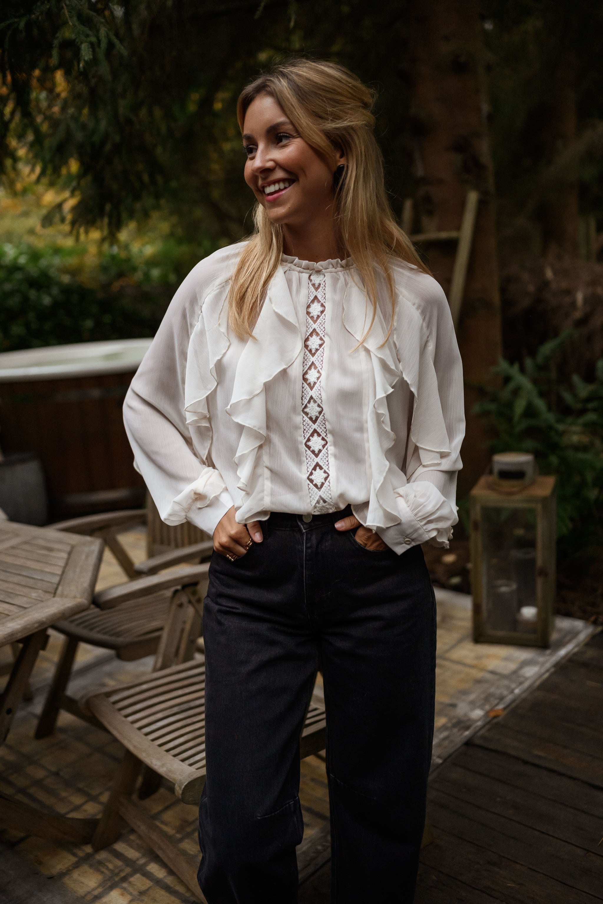 Ecru Sasou Blouse