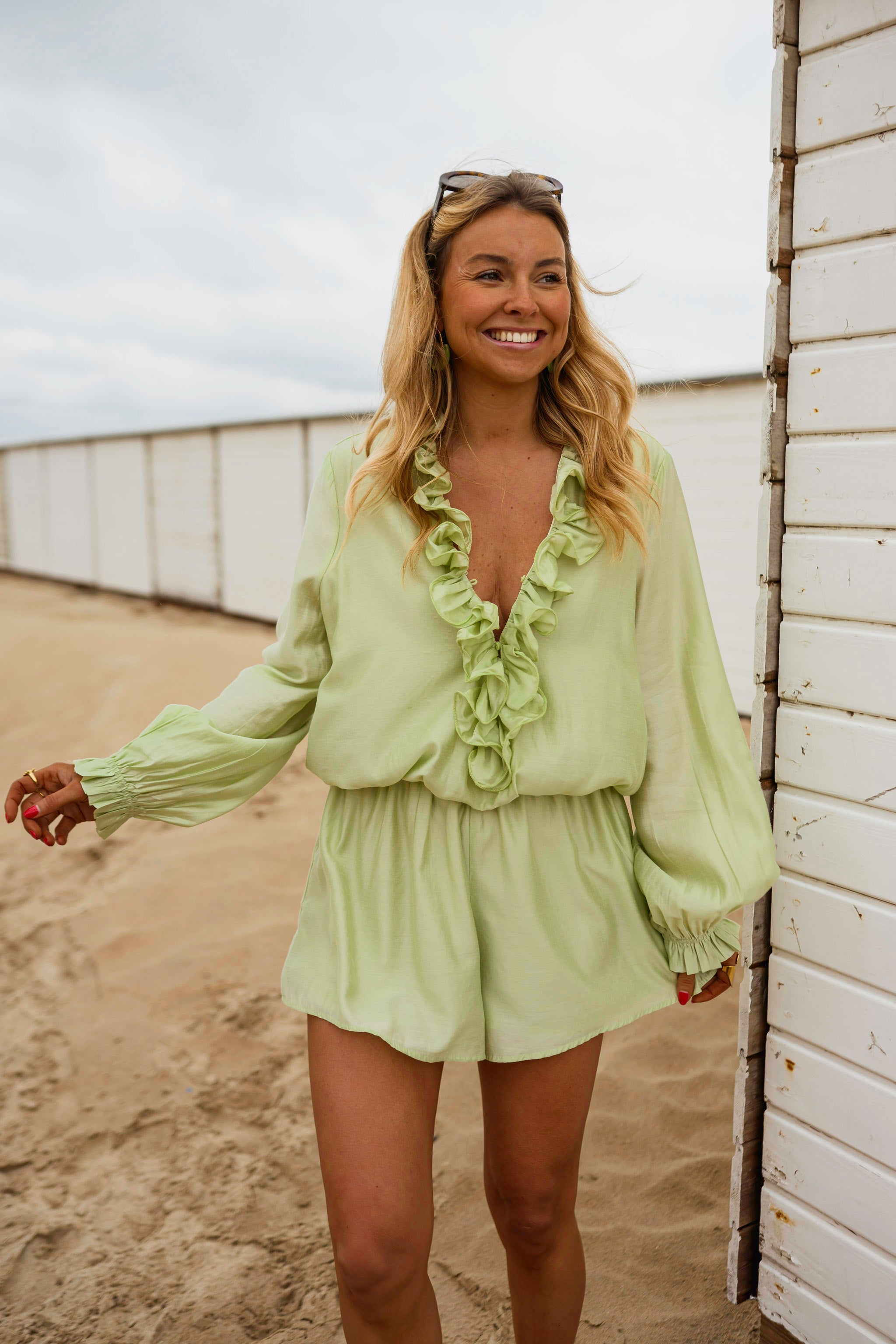 Green Mayssa Romper