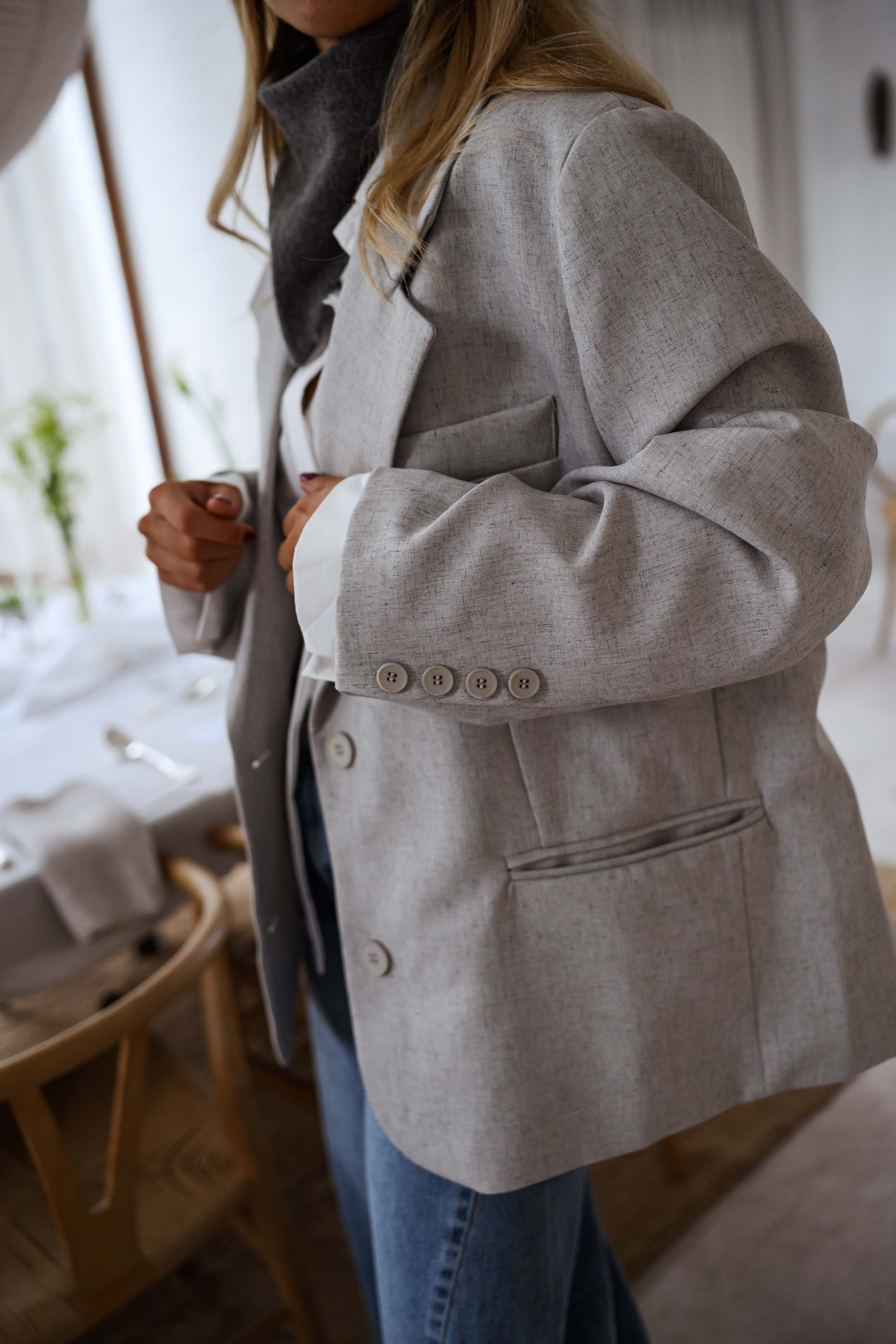 Grey Galia Blazer