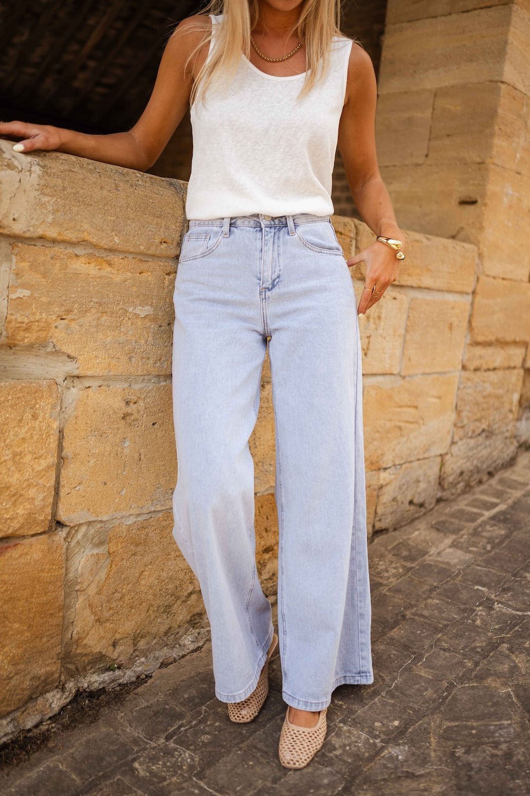 Light Blue Dadou Jeans