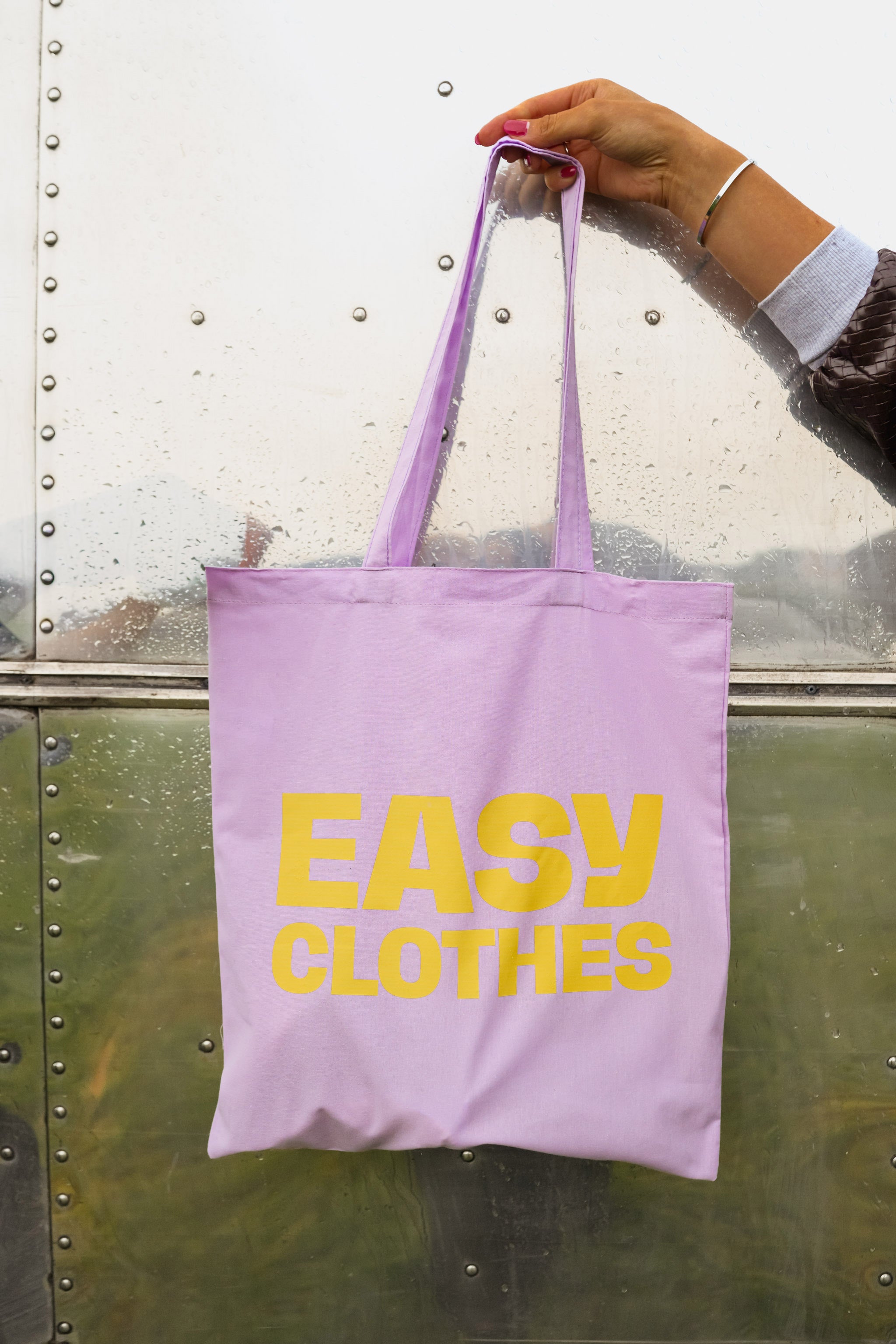 Lilac Easy Clothes Tote Bag