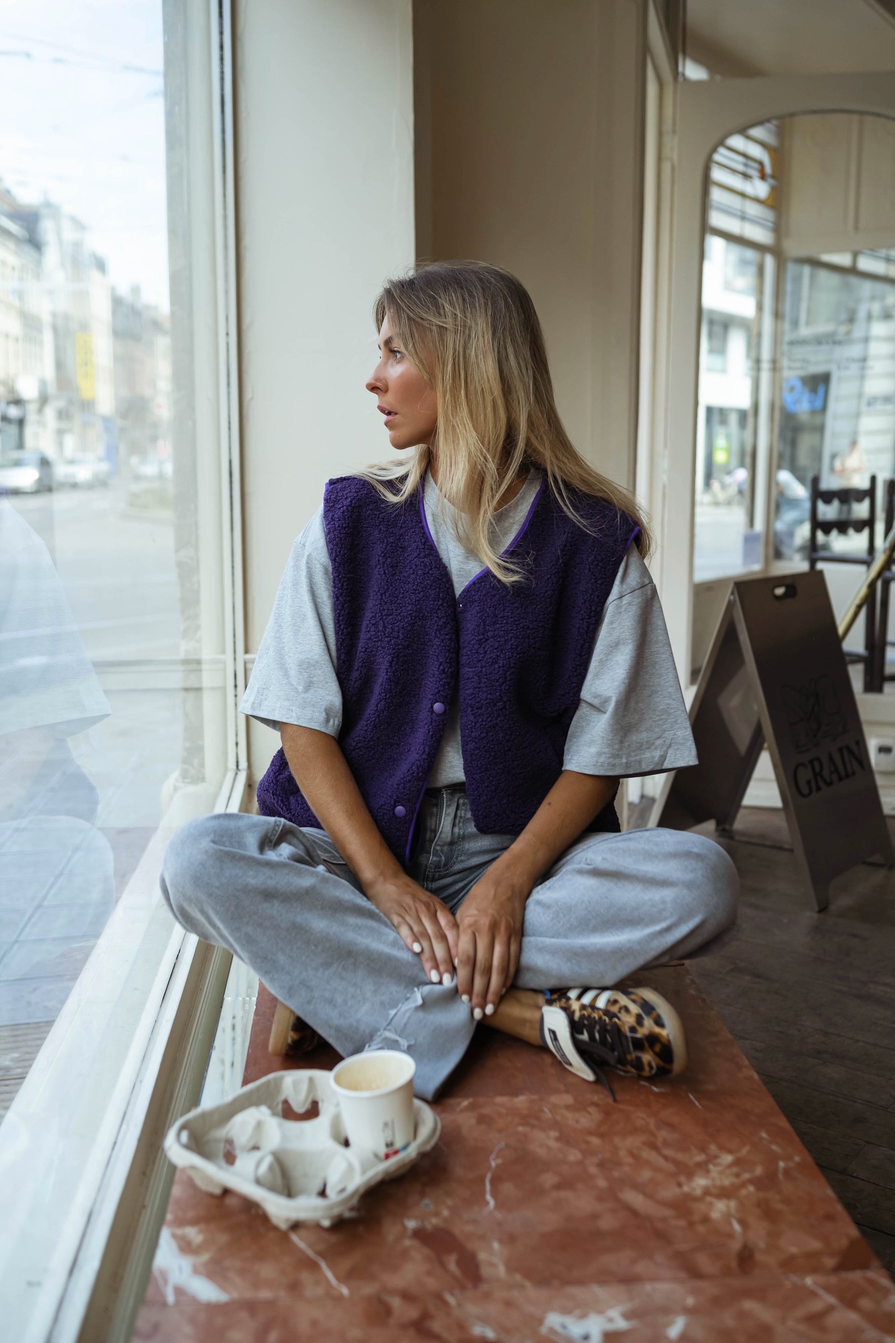 Purple Kara Vest