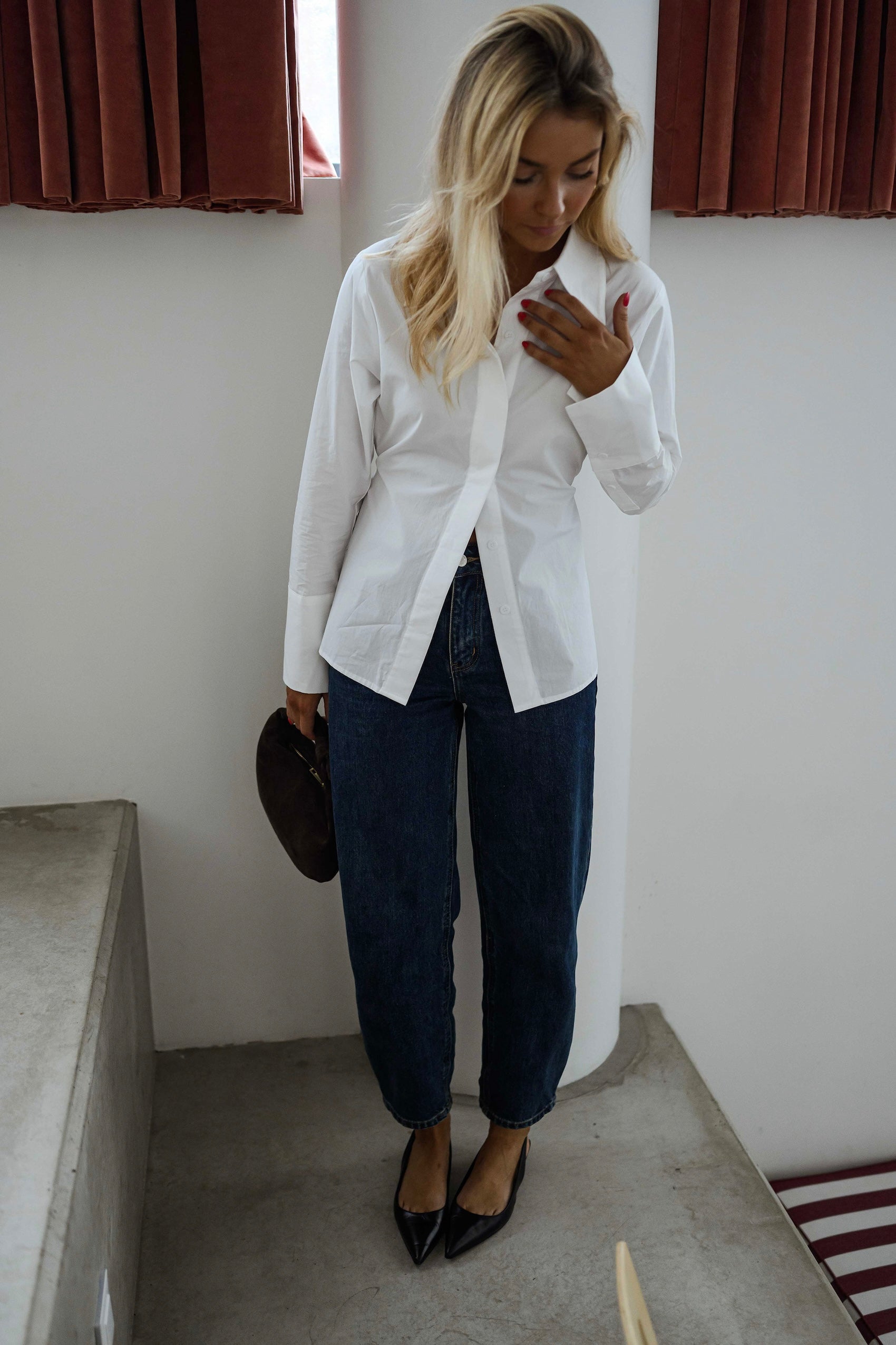 White Evolene Shirt