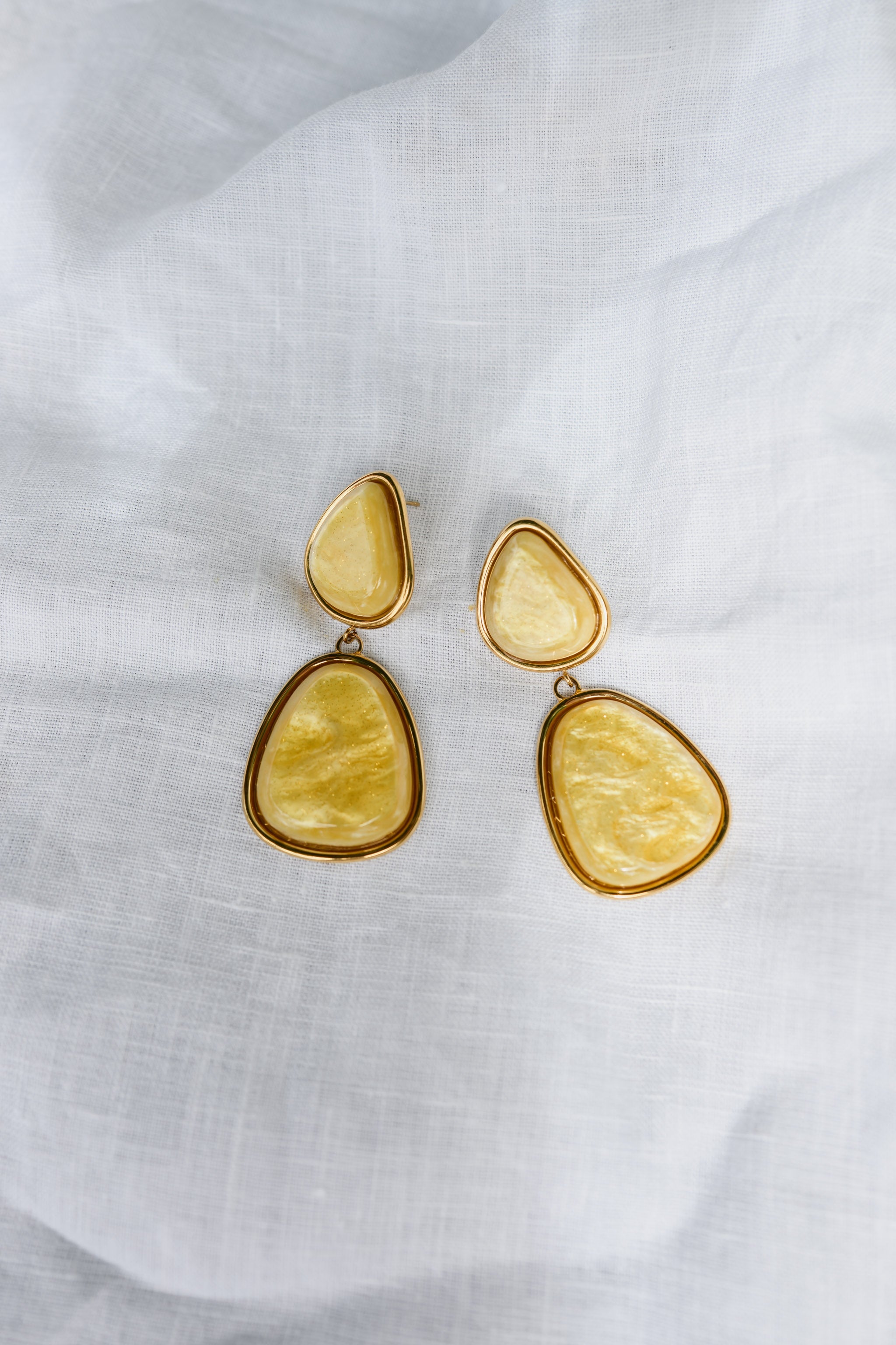 Yellow Mathou Earrings